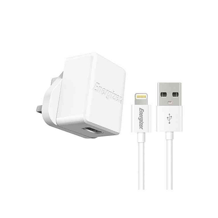 Energizer Lightning UK Charger With Lightning Cable (ACA1AUKCLI3)
